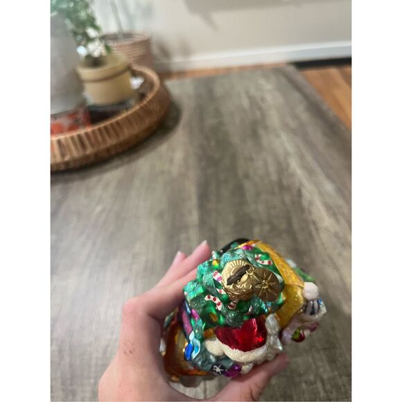 Christopher Radko Blown Glass Ornament Trim a Tree-O Santa Tree Sleigh Presents - Picture 6 of 6